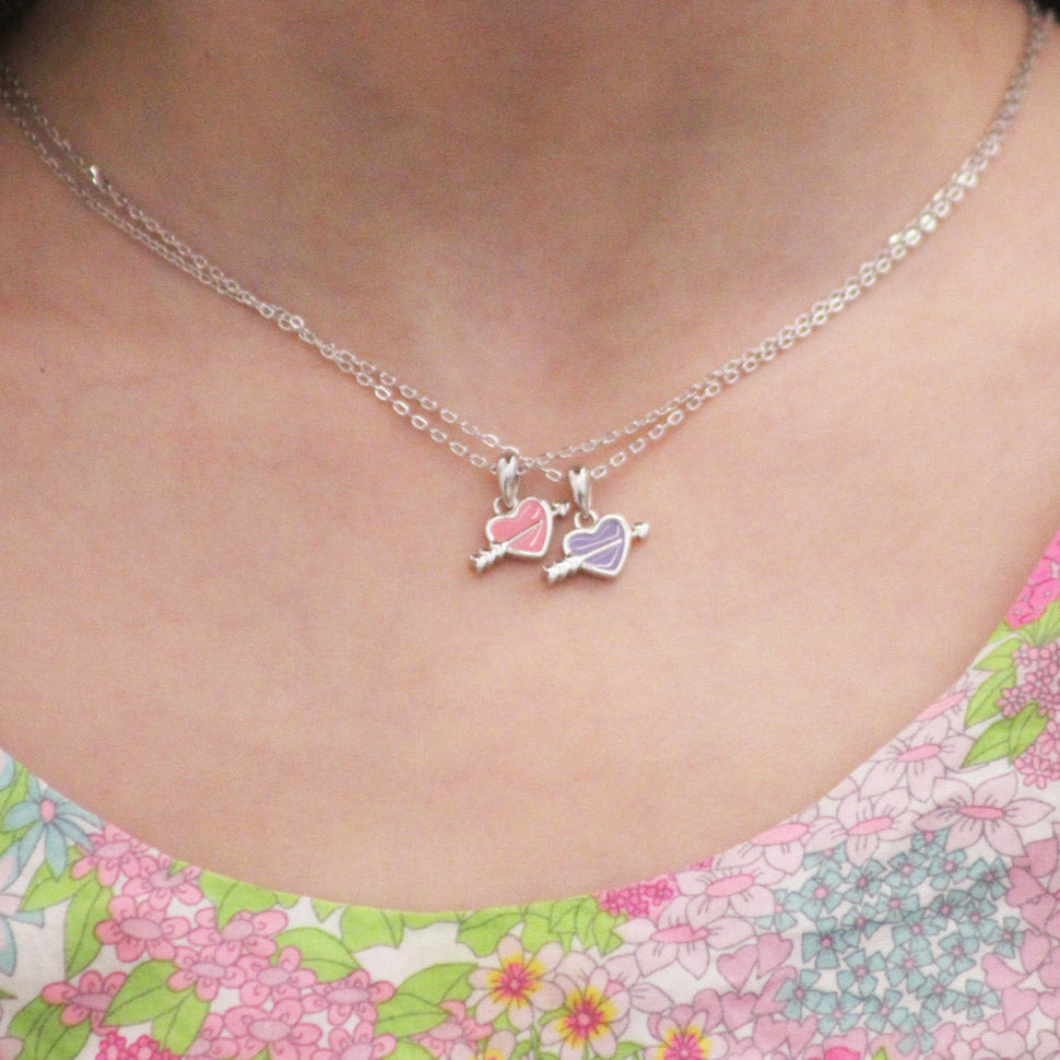 Pink Heart Necklace