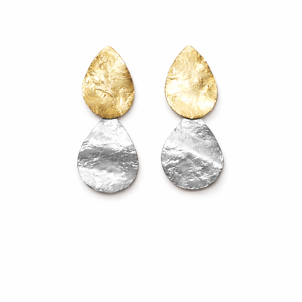 Double Teardrop Earrings