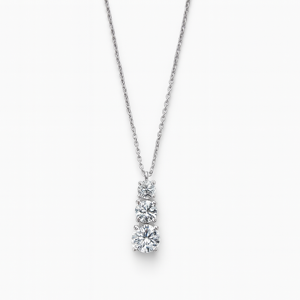 Sparkling Zircon Necklace