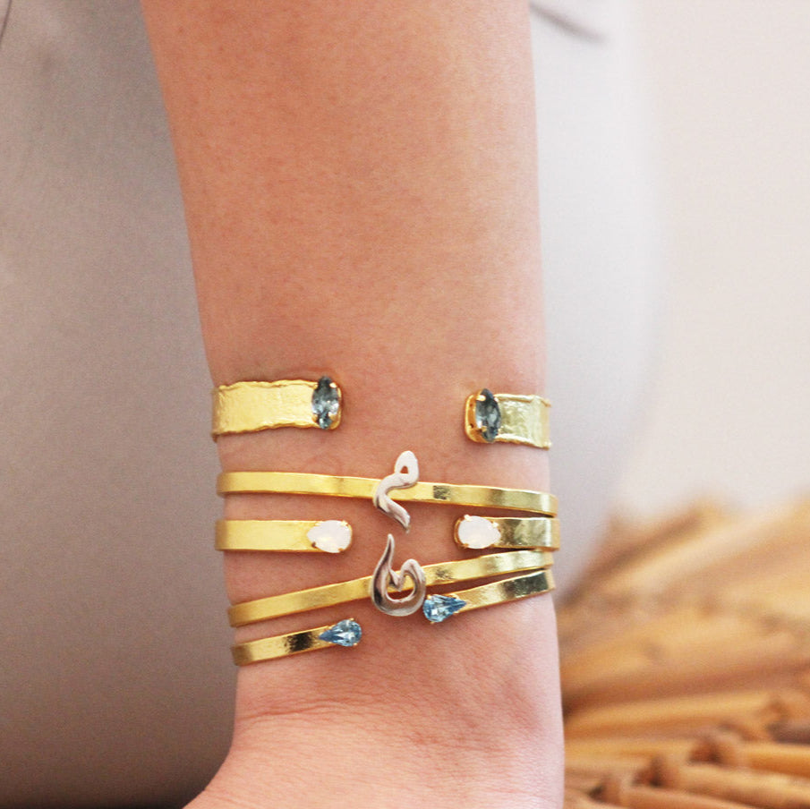 Thin Marquise Swarovski Bangle