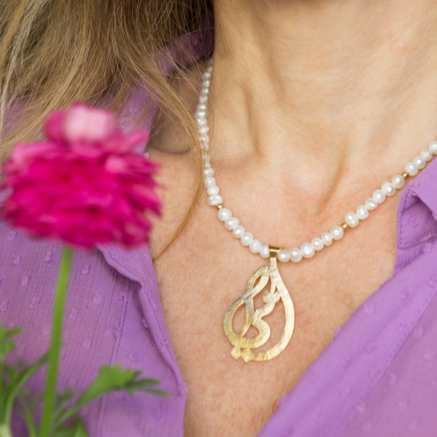 Pearly أمى Necklace