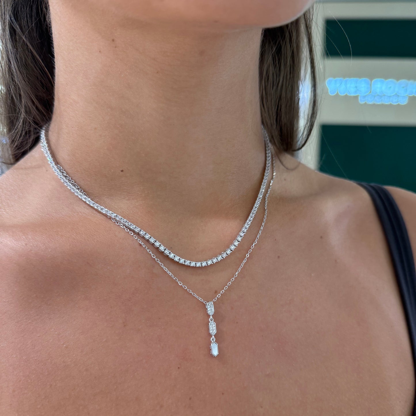 Mother of Pearl Dainty Necklace