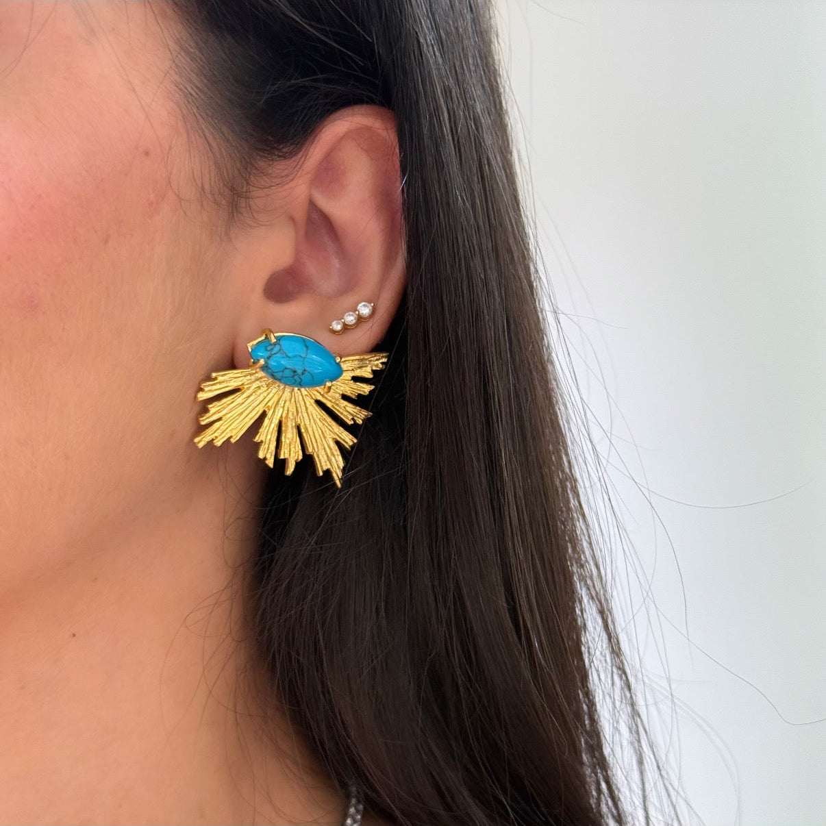 Turquoise Blast Earrings