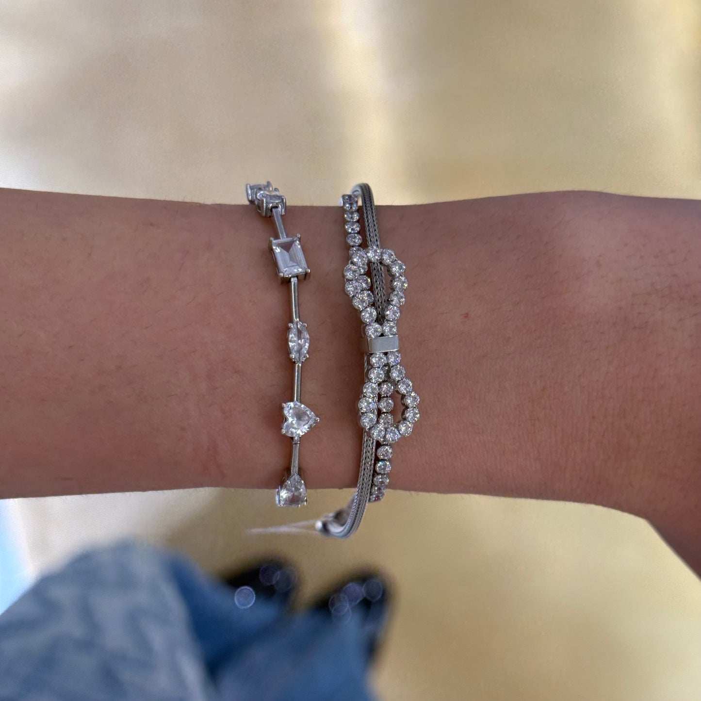 Tennis Bow Bracelet