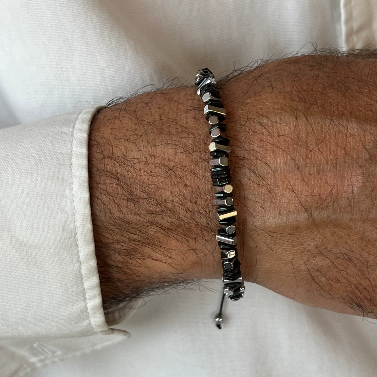 Hematite Chunks Bracelet