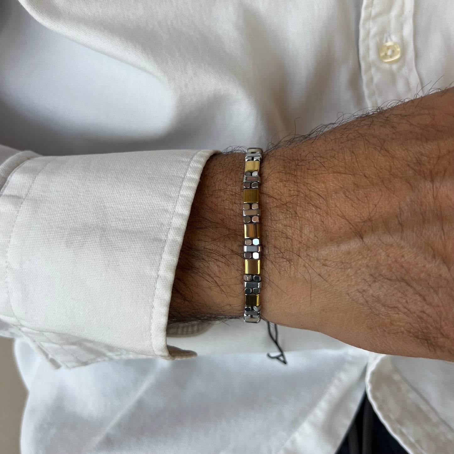 Hematite Metalic Bracelet