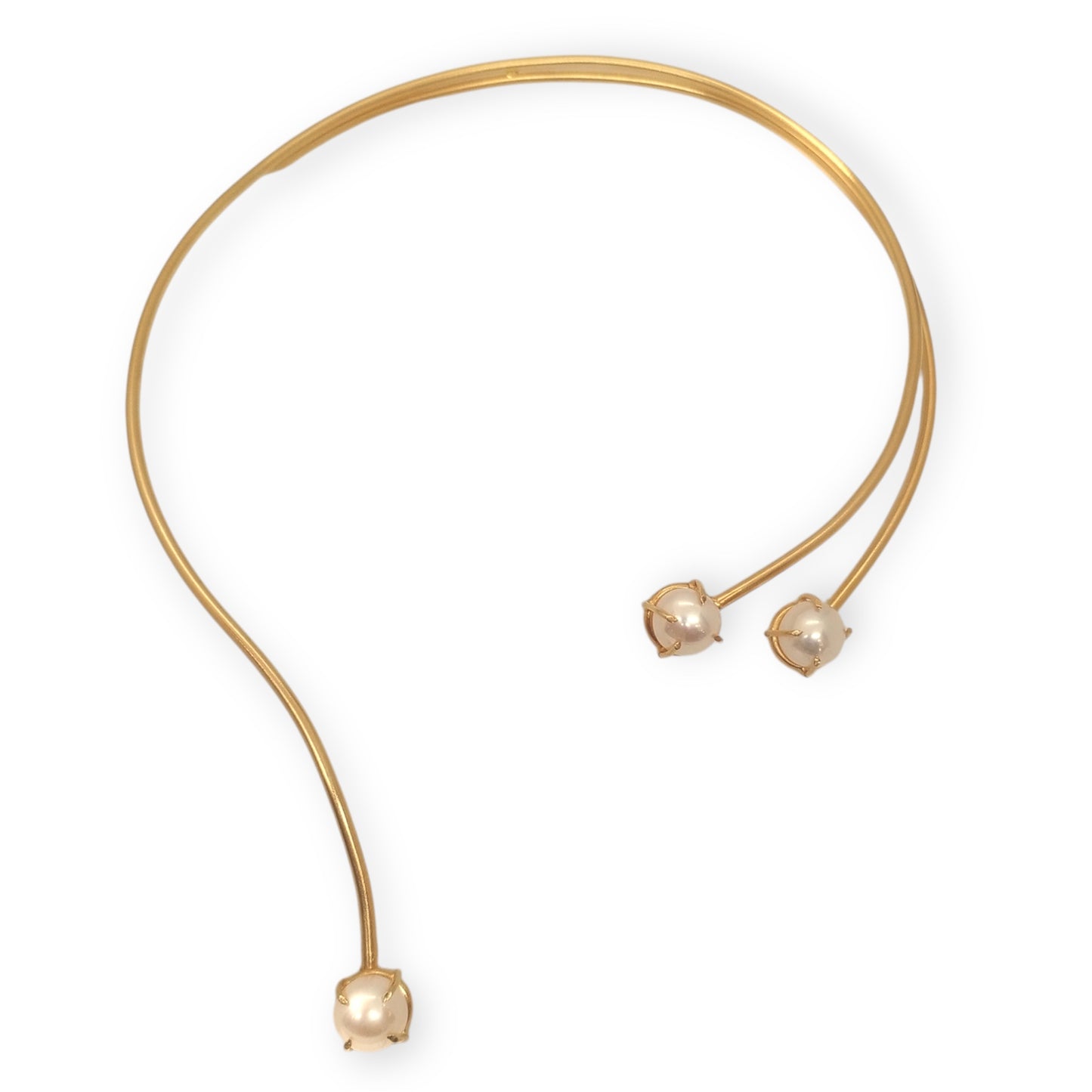 Golden Pearl Necklace