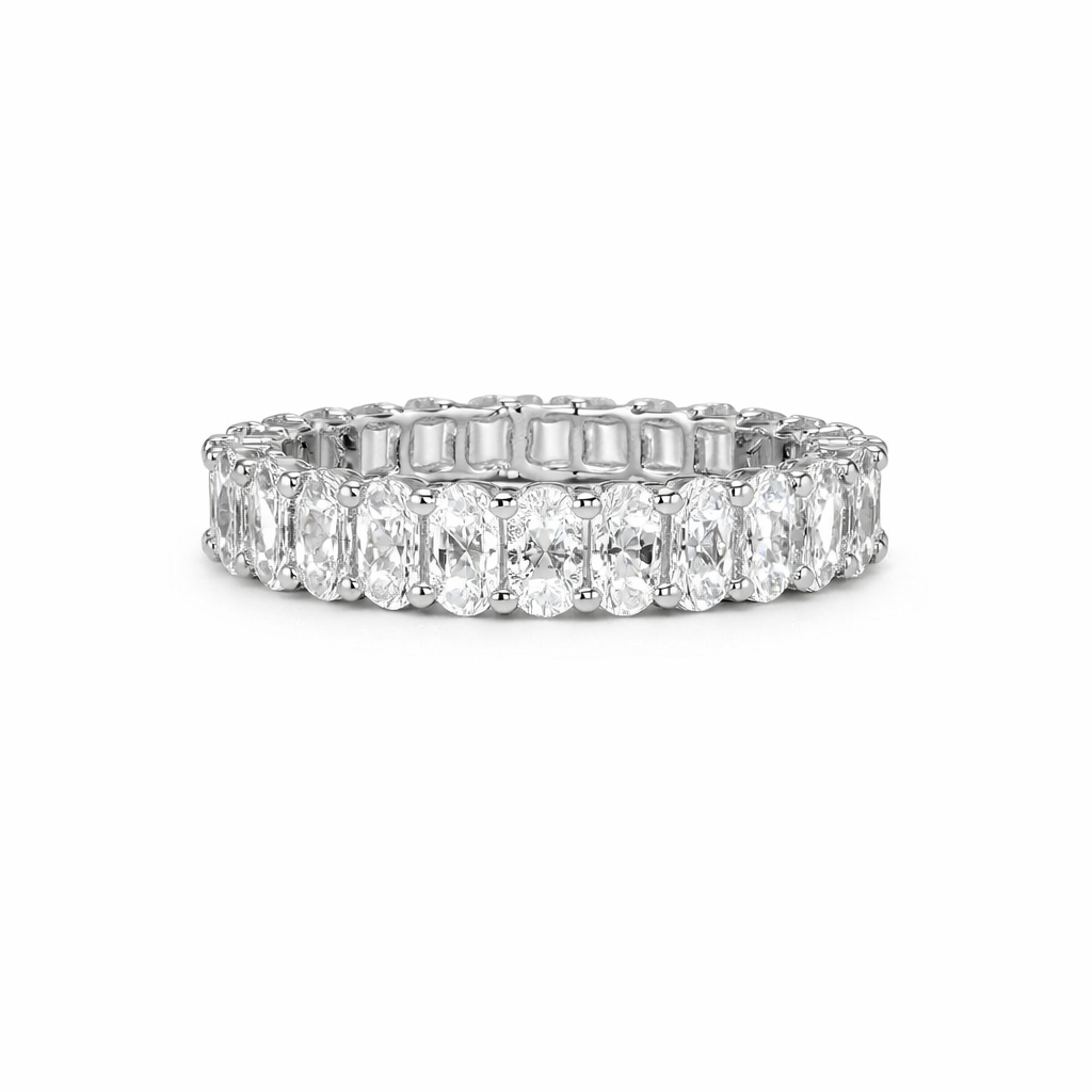 Oval Eternity Band