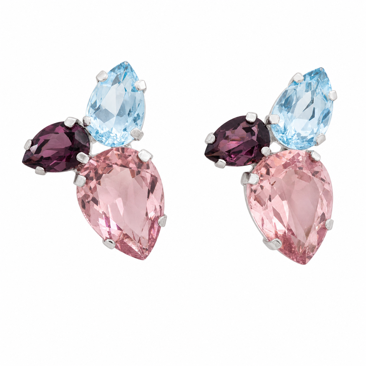 Pastel Petals Swarovski Earrings