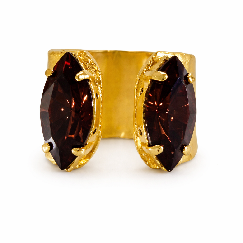 Chunky Double Marquise Ring