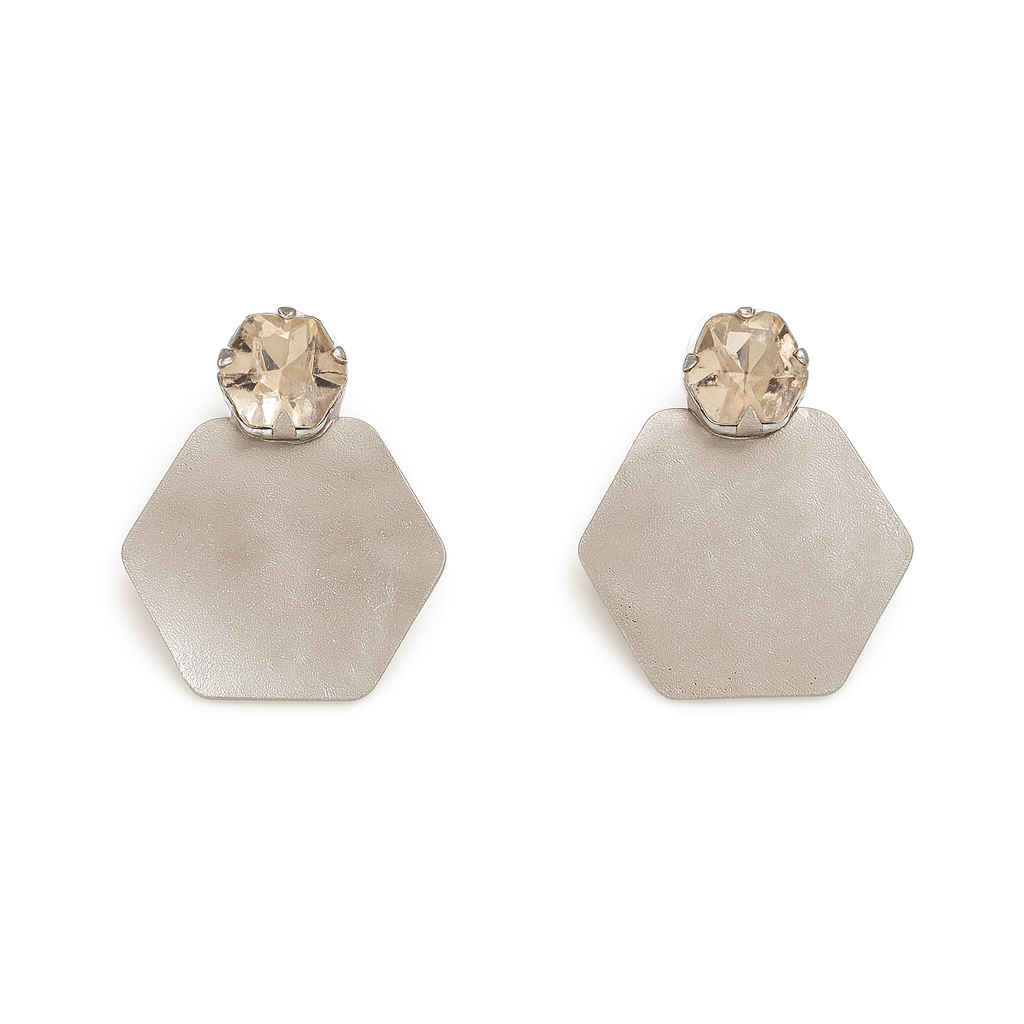 Sunlit Hex Earrings