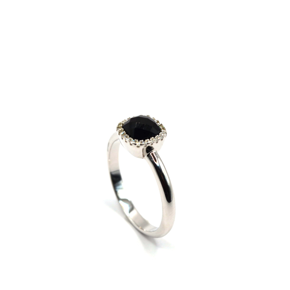 Onyx Black Gem Stone Ring