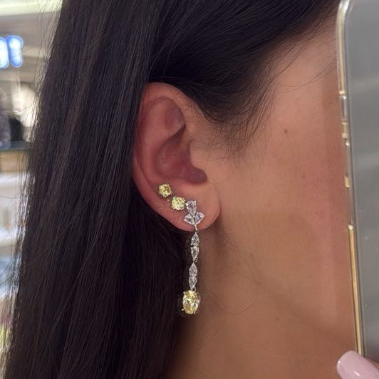Colored Princess Earrings