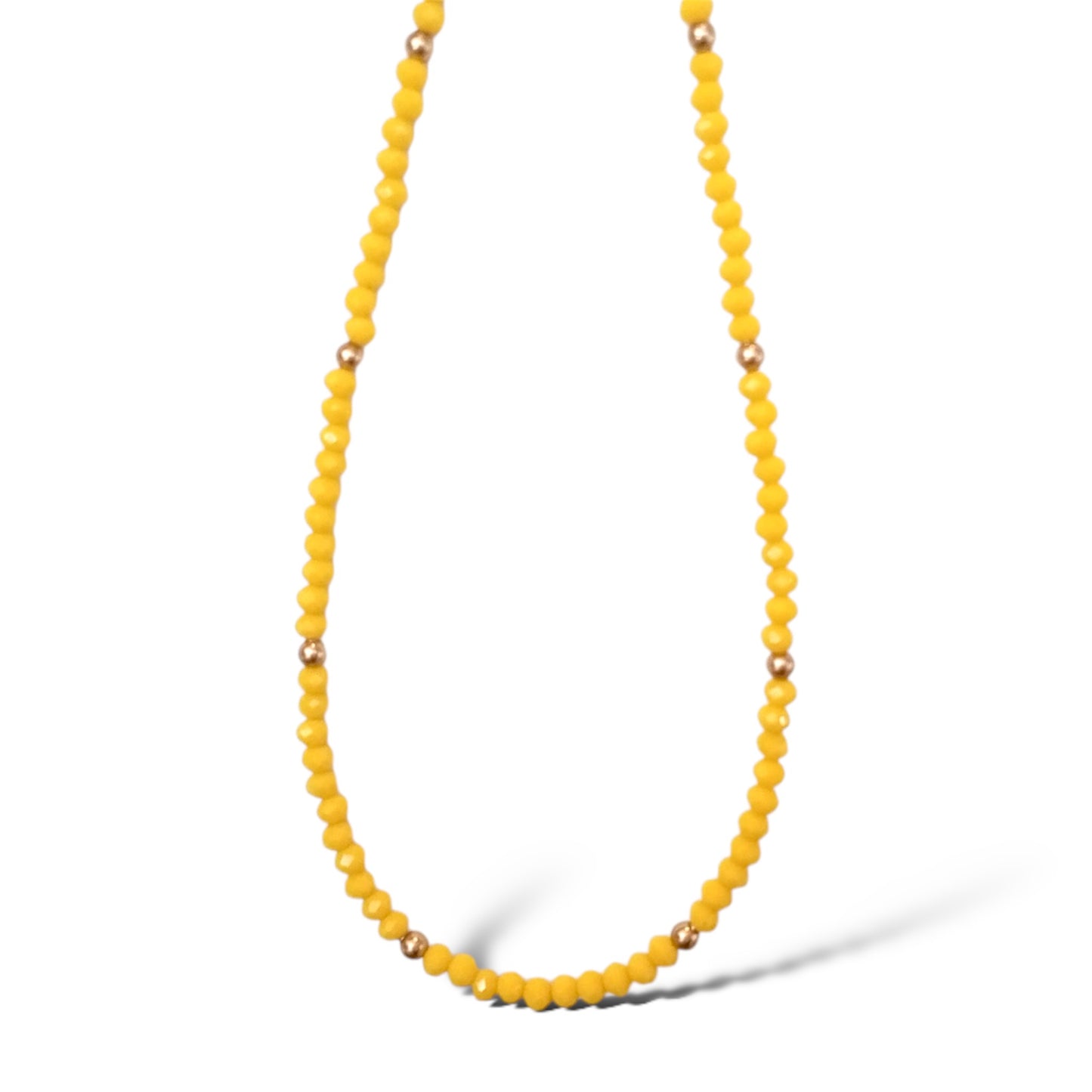 Yellow Plain Necklace