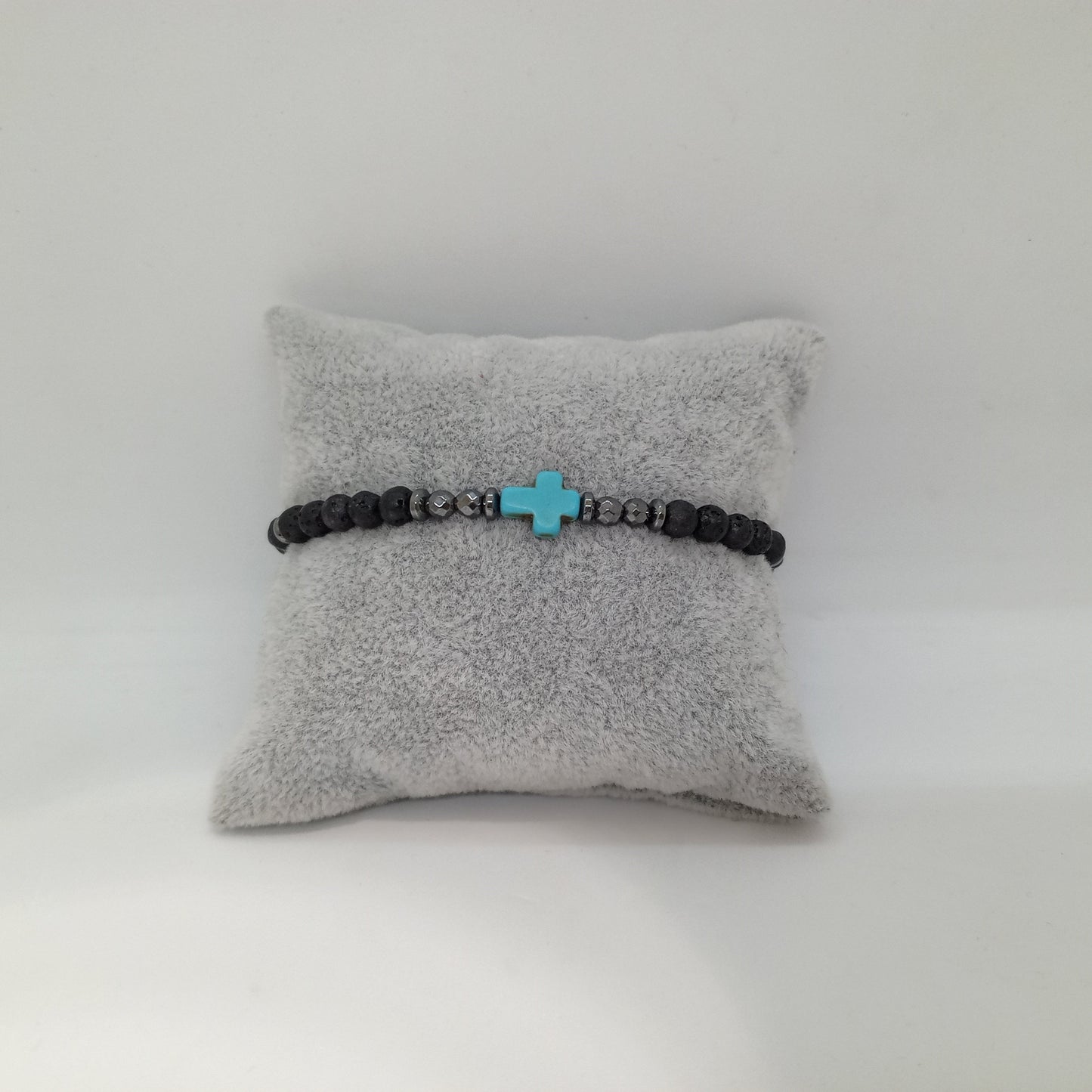 Turquoise Cross Bracelet