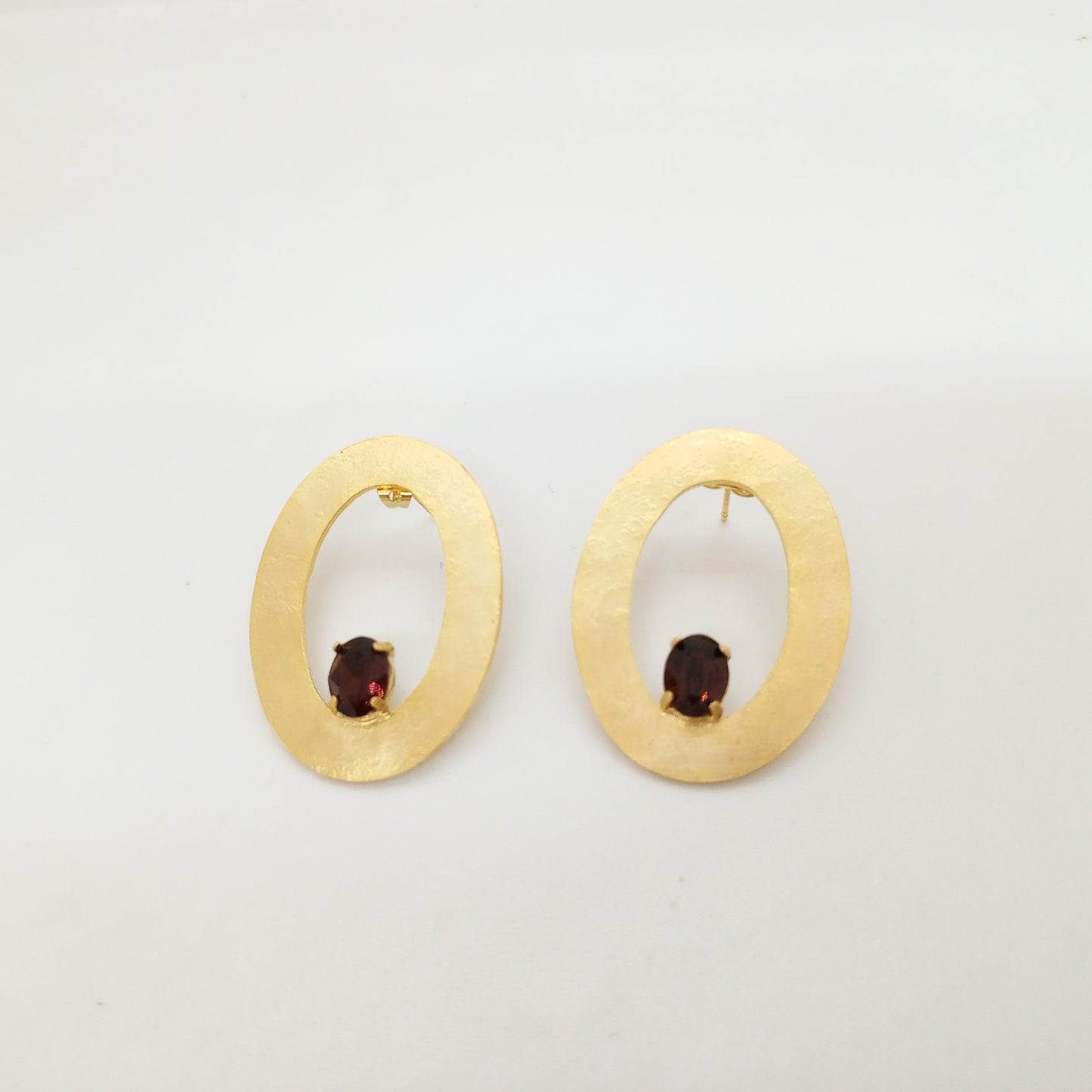 Oval Swarovski Earrings