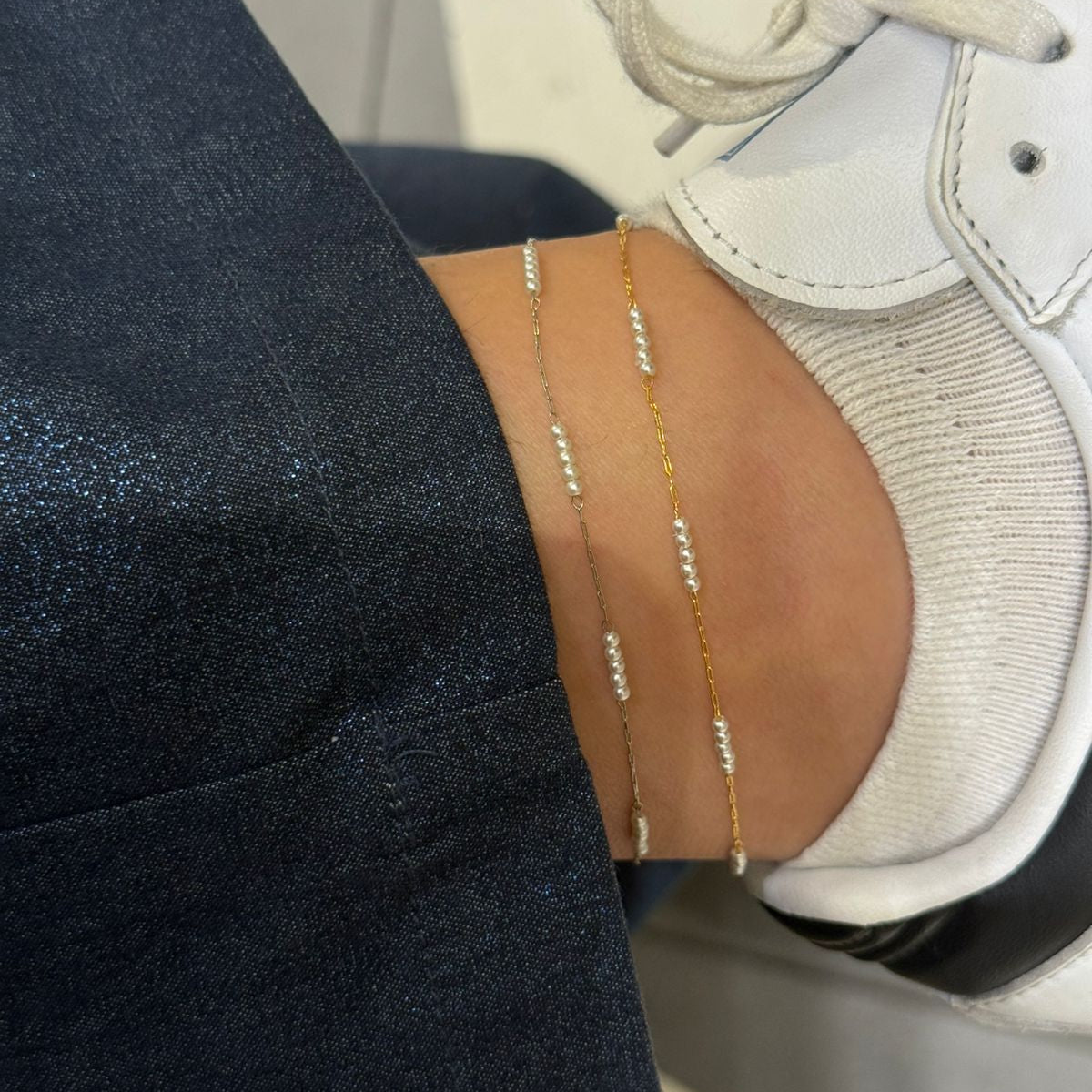 Dainty Pearl Anklet