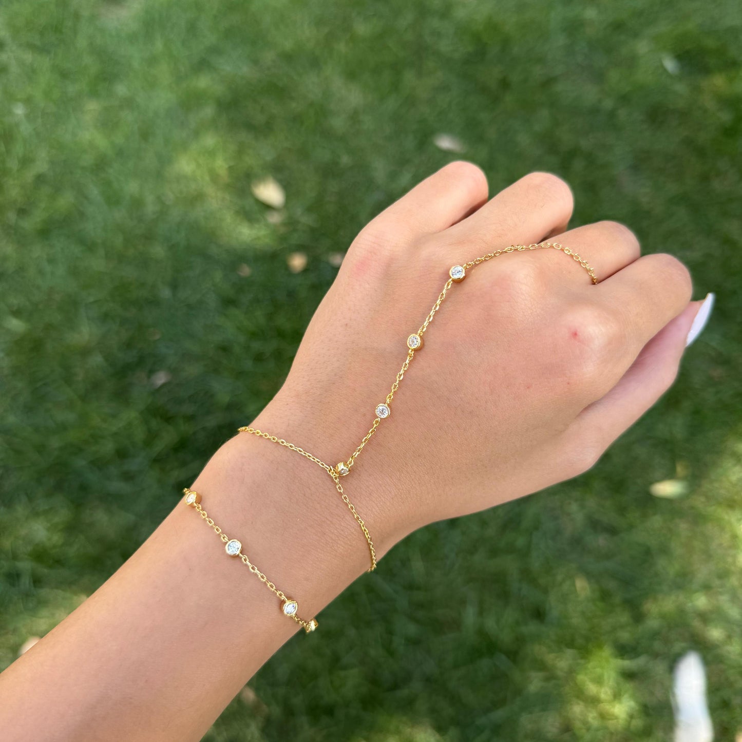Double Bracelet Hand chain