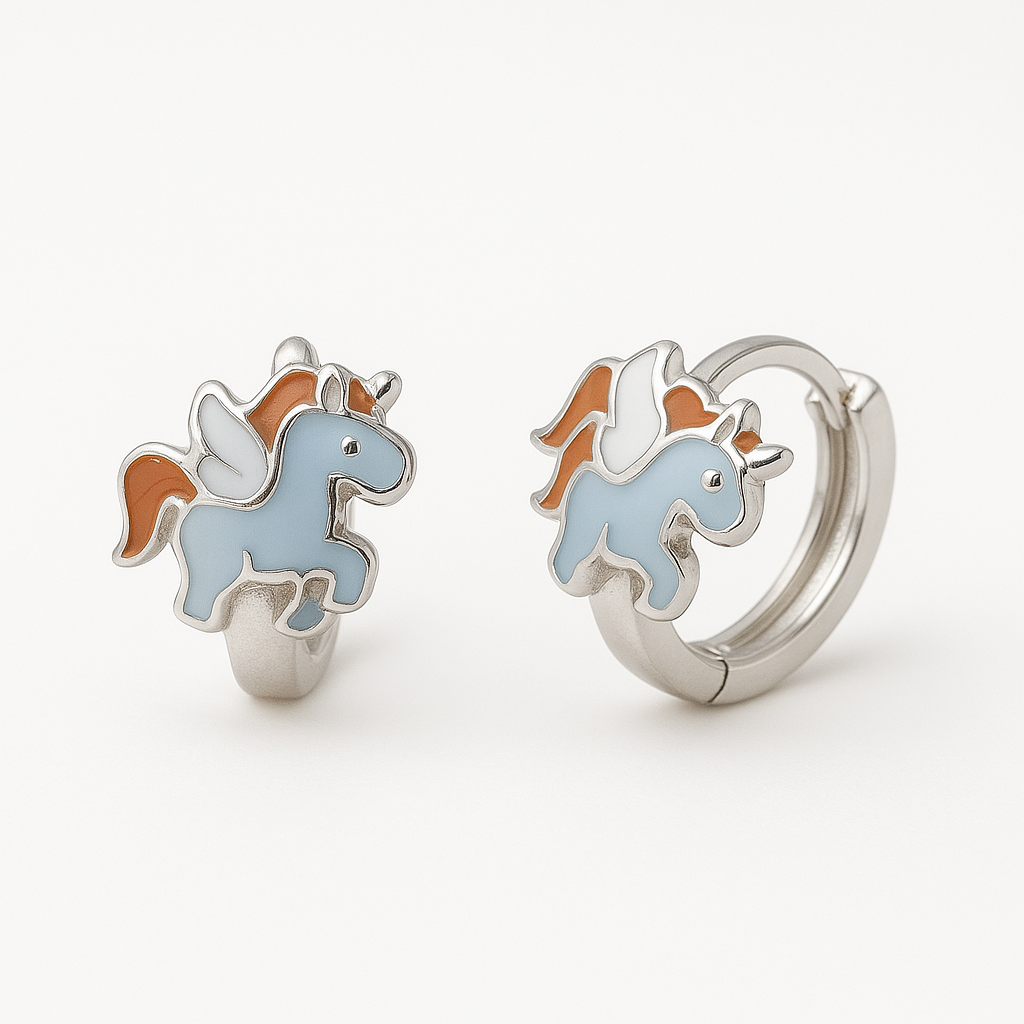 Blue Unicorn Hoops