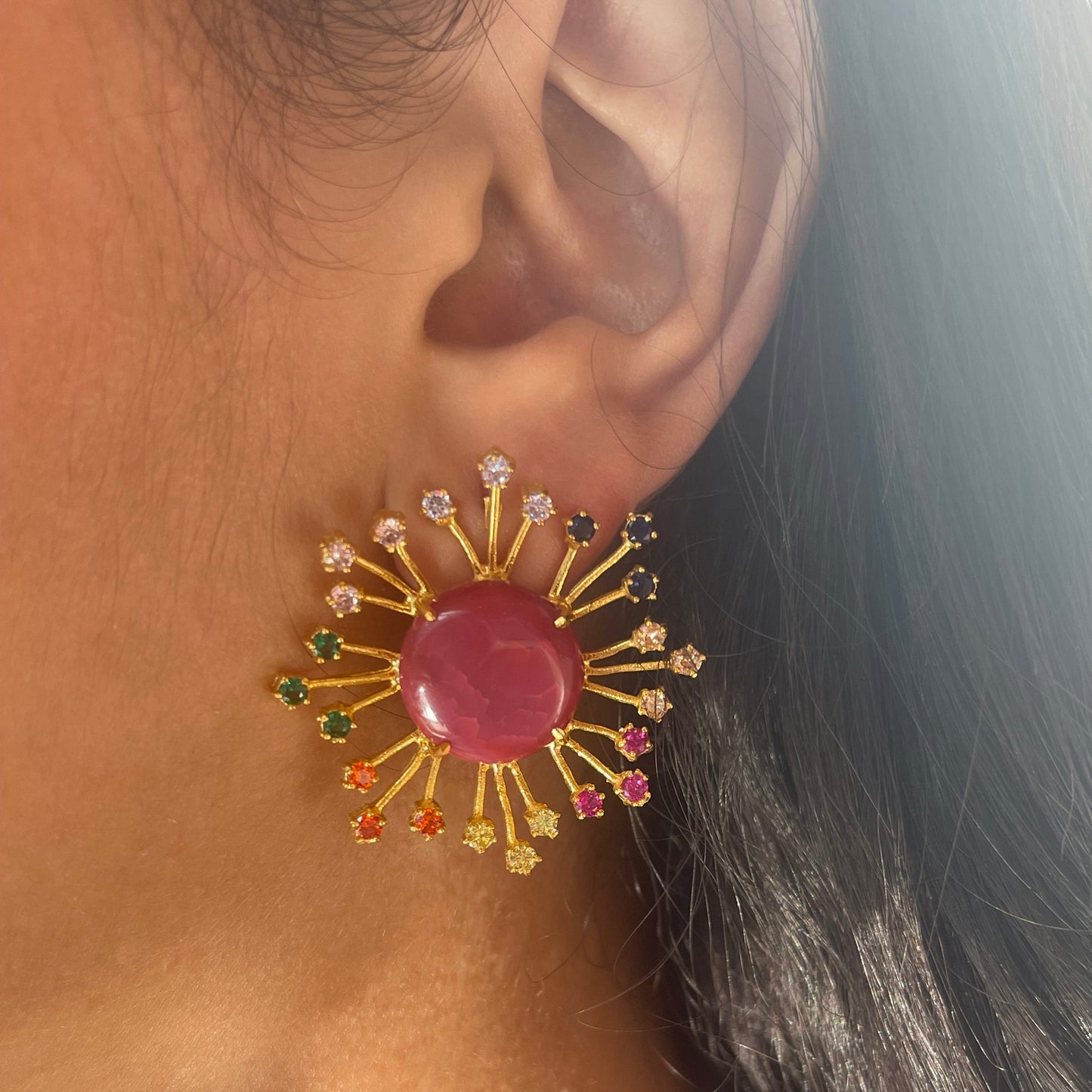 Starburst Gem Earrings