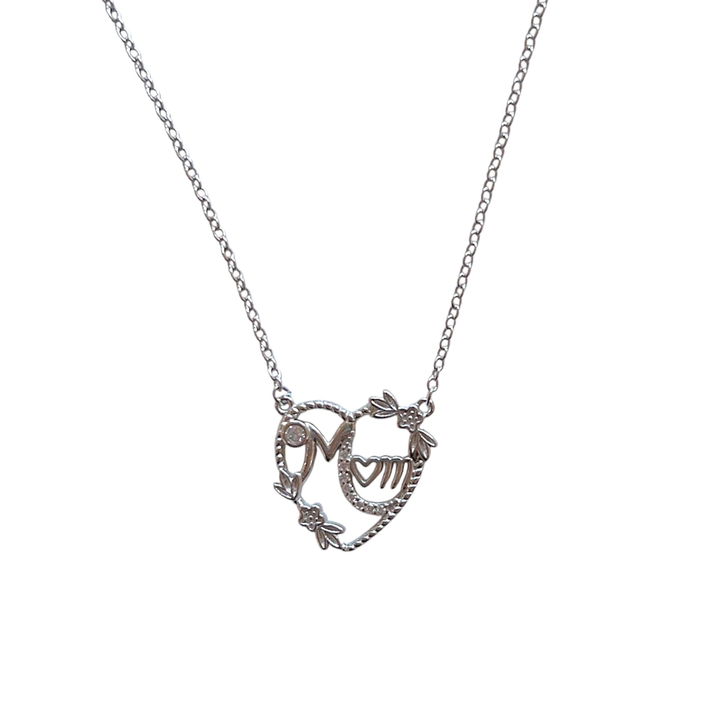 MOM Heart Necklace