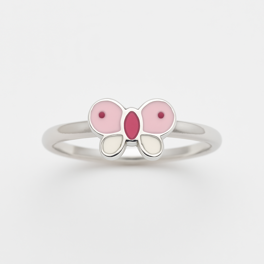 Pink Butterfly Ring