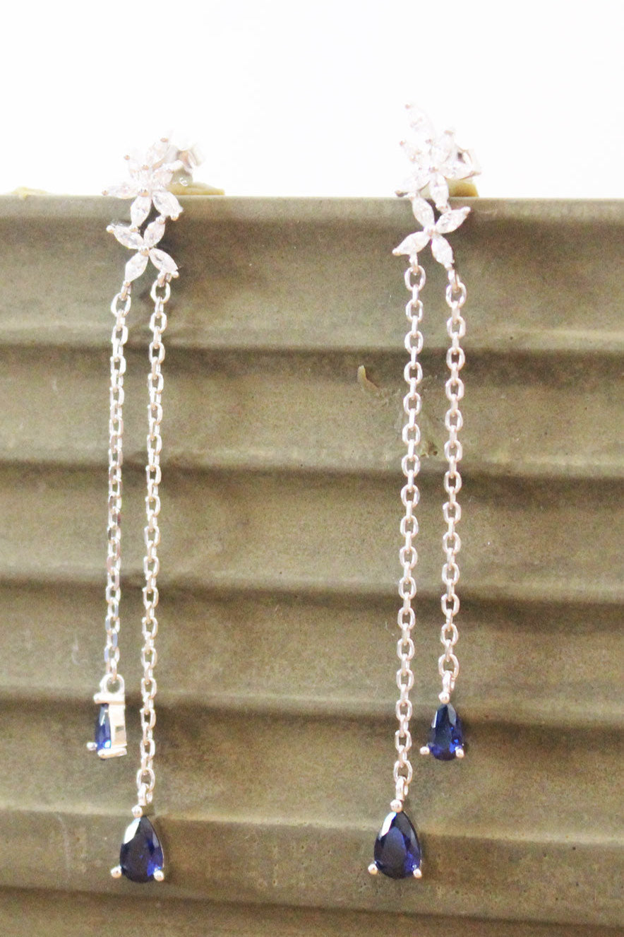 Ivy Earrings in Sapphire
