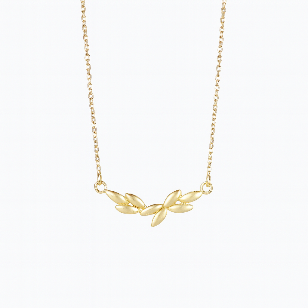 Simple Laurel Necklace