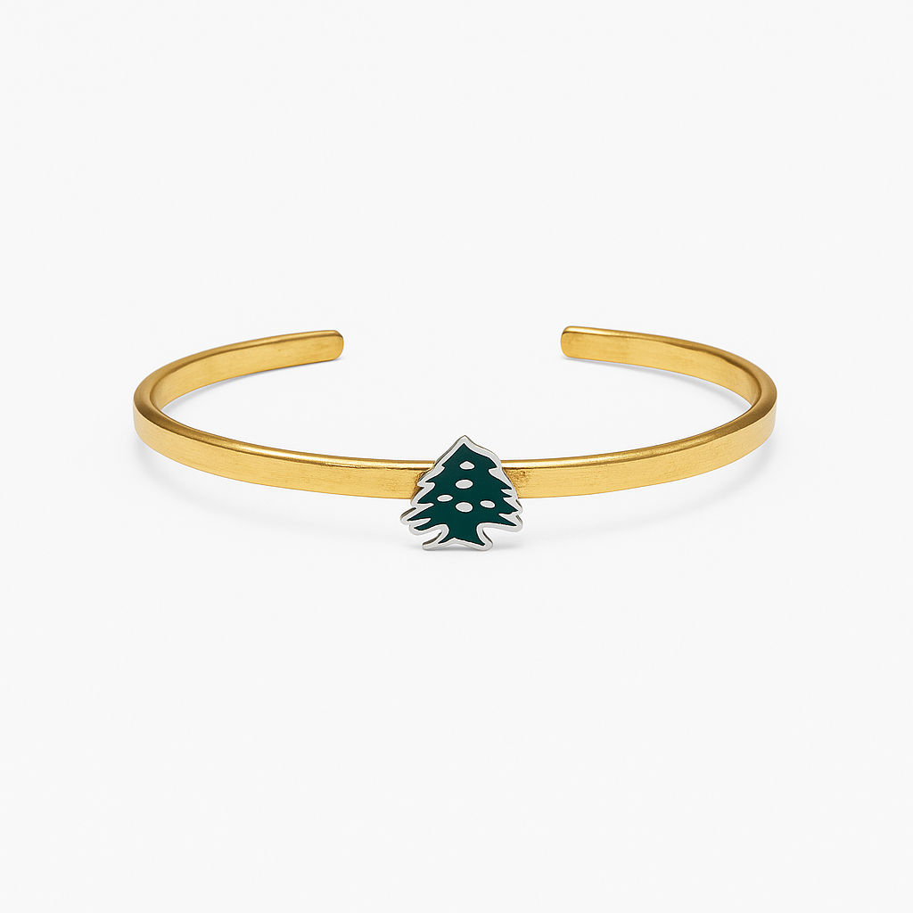 Green Cedar Bangle