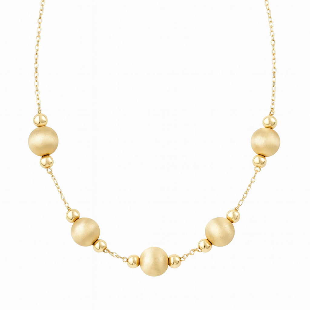 2.0 Golden Balls Necklace
