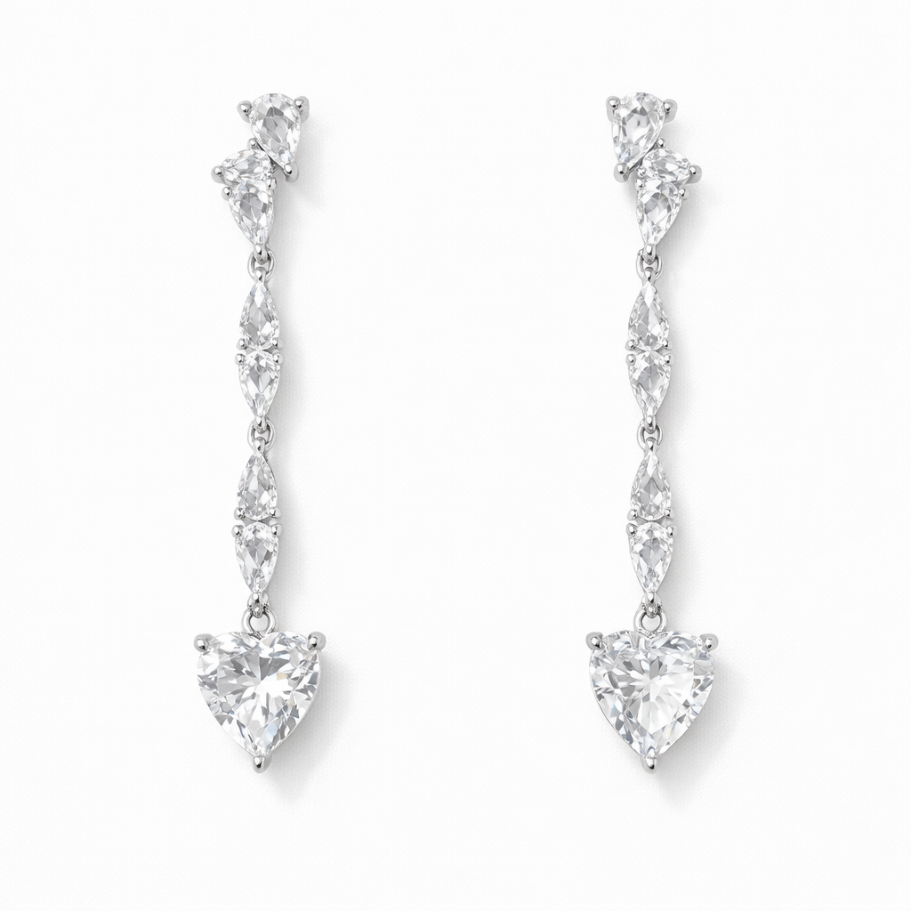 Princess Heart Earrings