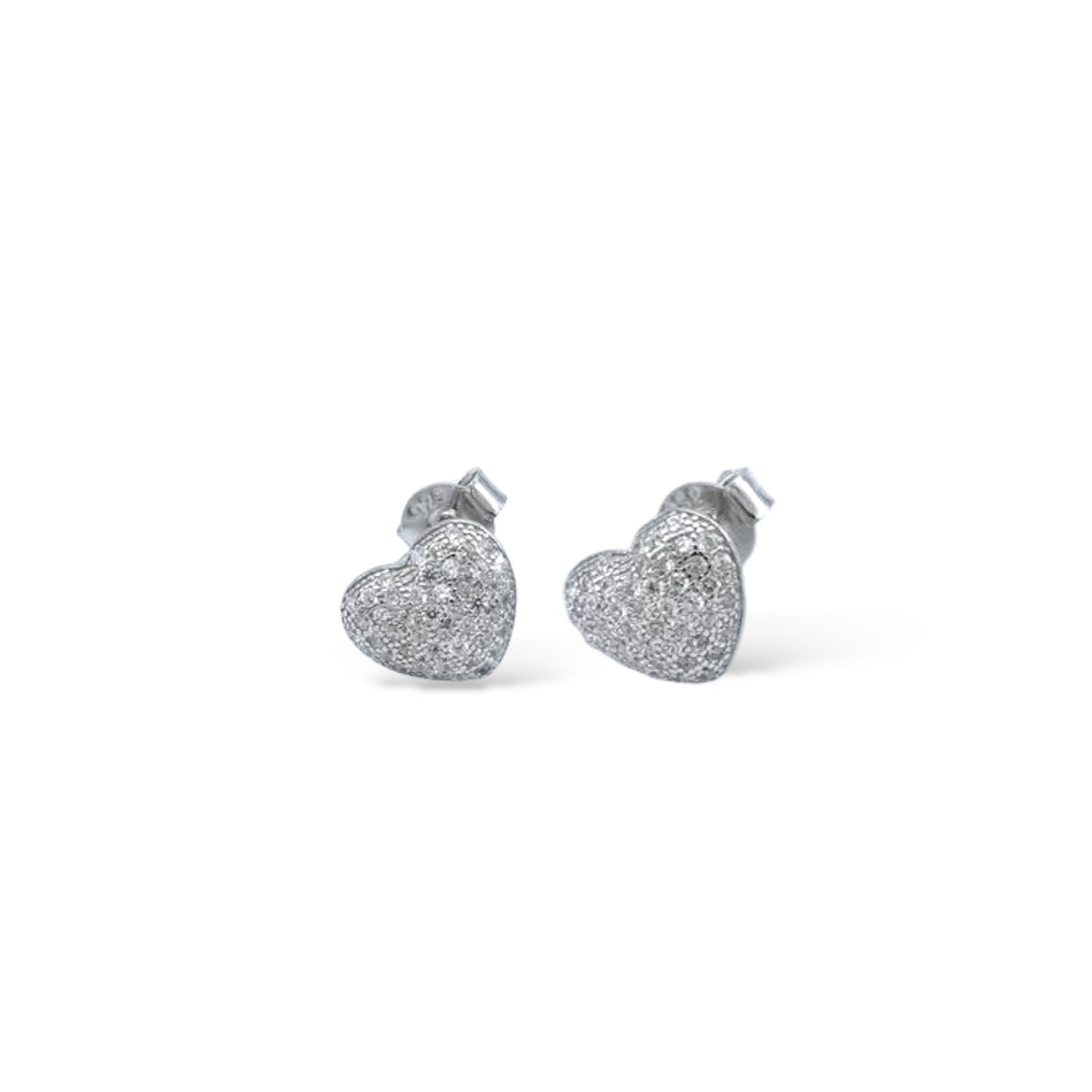 Heart Zircon Earrings