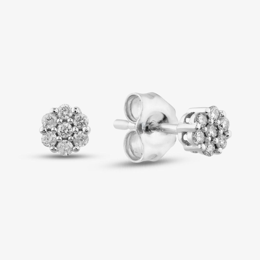 Small Flower Illusion Studs