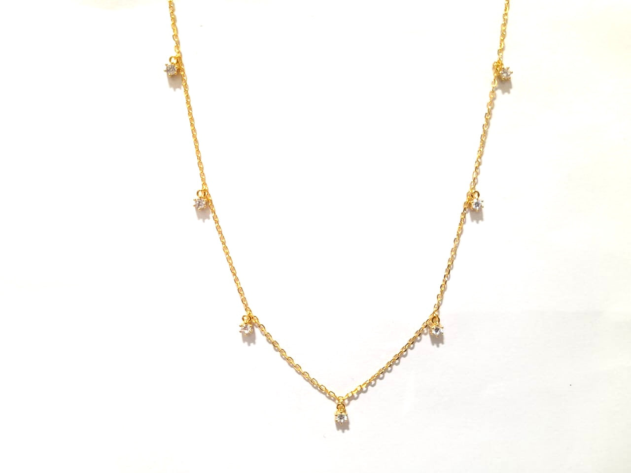 Zircon Drops Necklace