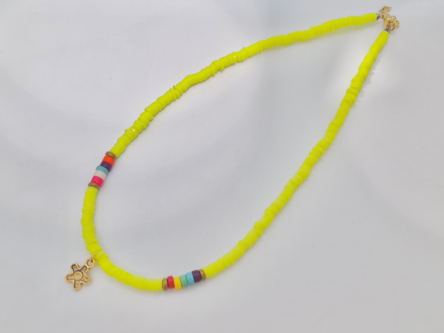 Surfer Necklace Bright Yellow