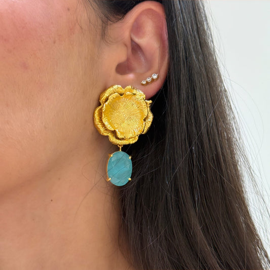 Double Flower Earrings