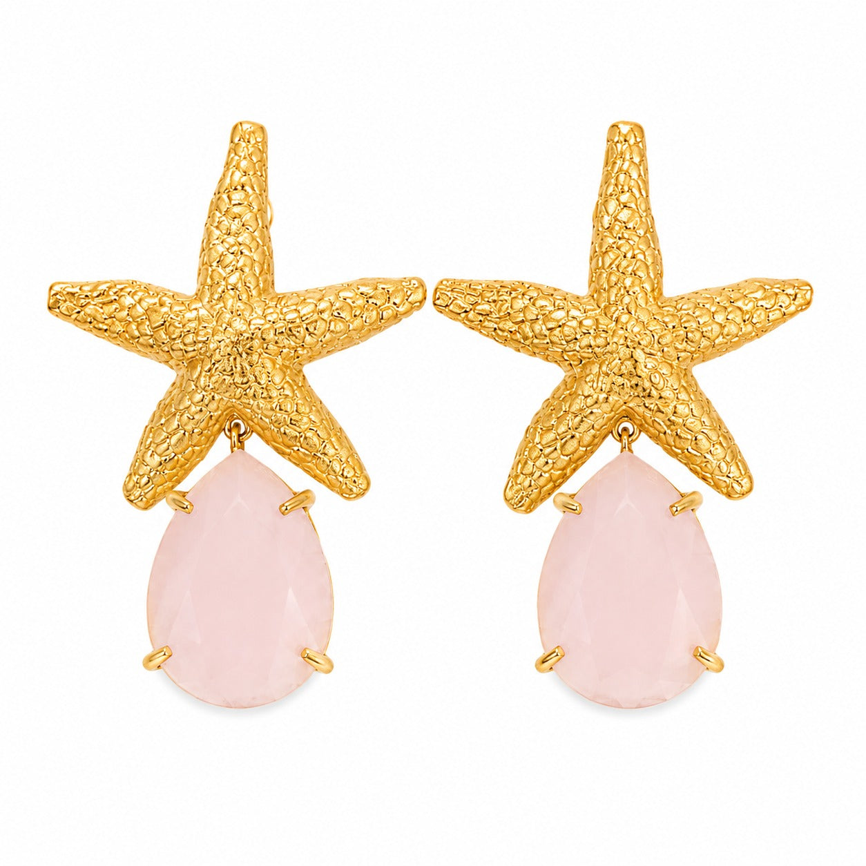 Starfish Stone Earrings