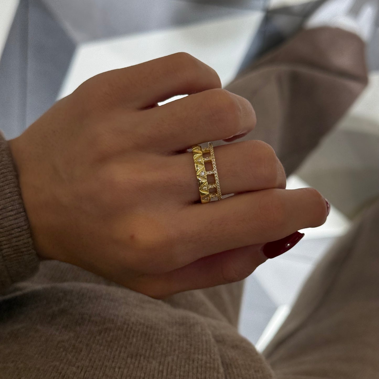 Open Pattern Ring