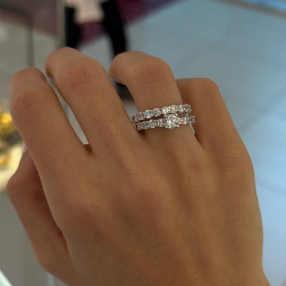Full Eternity Twin Set Rings