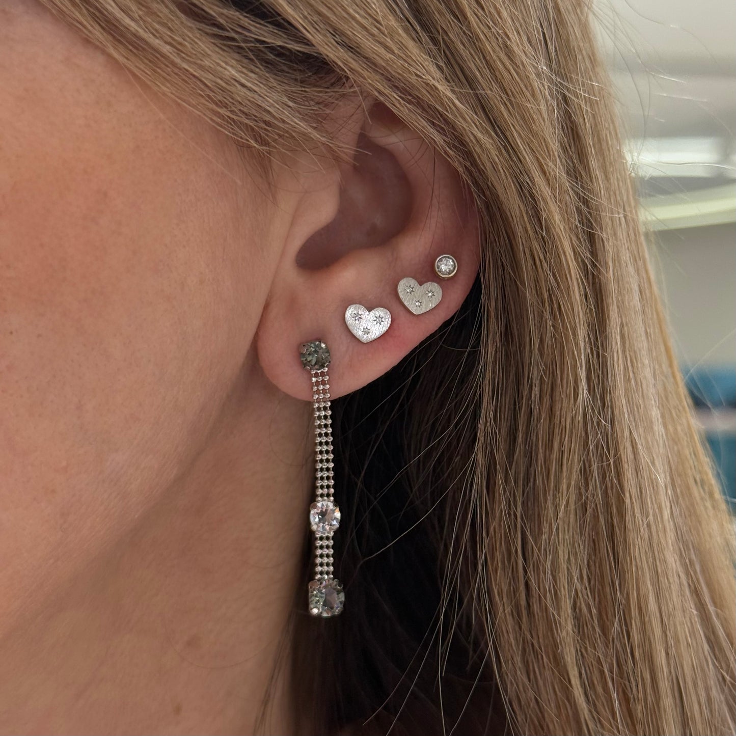 Swarovski Chain Earrings