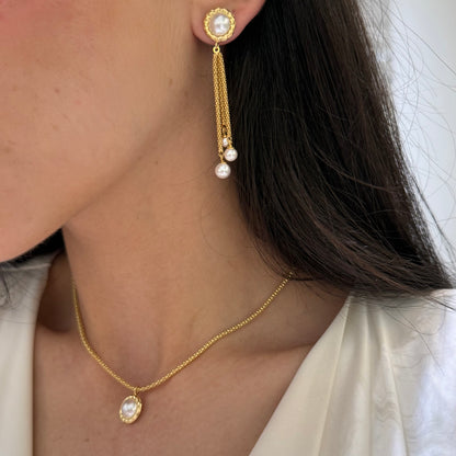 Vintage Pearl Earrings