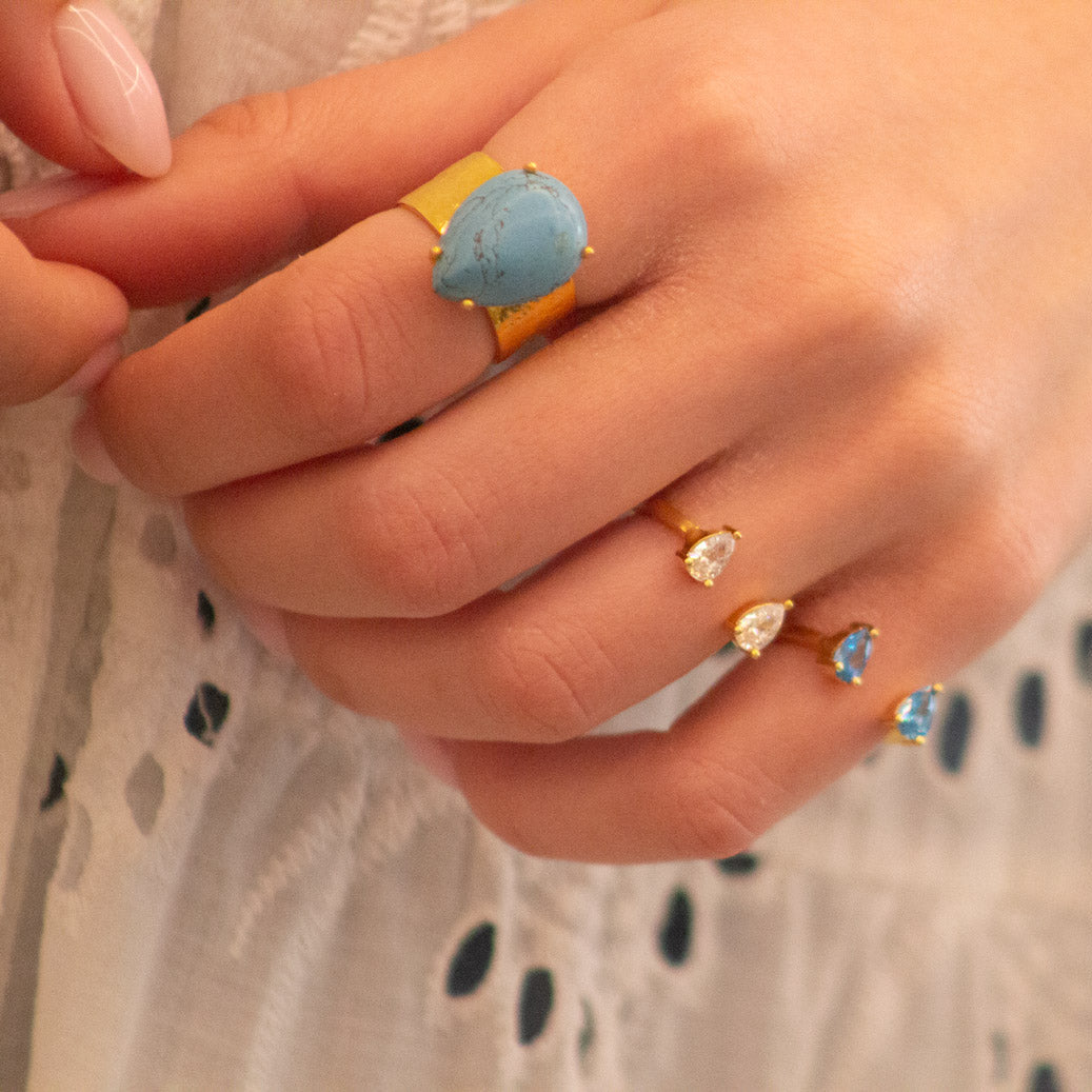 Chunky Turquoise Ring