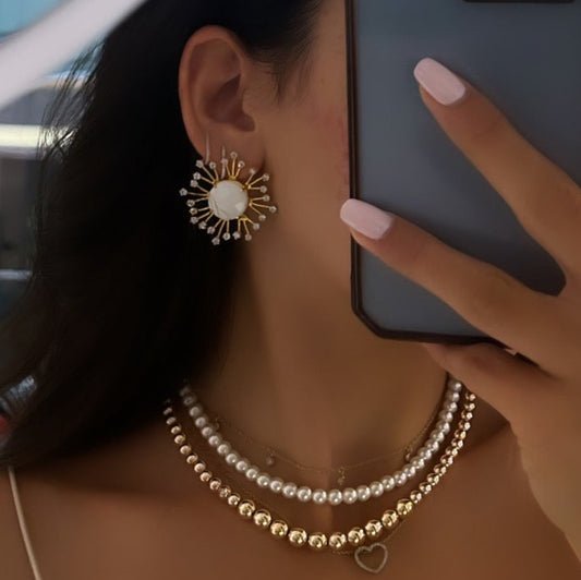 Starburst Gem Earrings