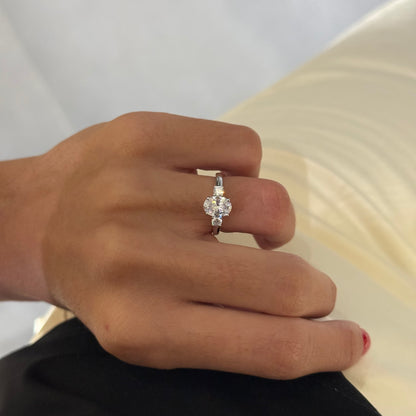 Oval Solitaire Ring