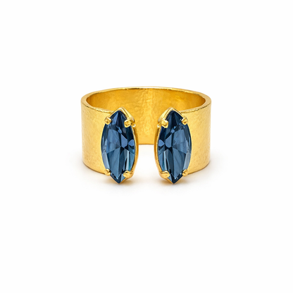Chunky Double Marquise Ring
