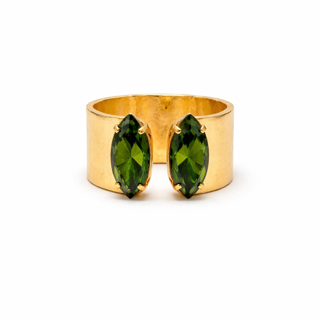 Chunky Double Marquise Ring