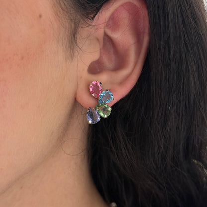 Arc Swarovski Earrings