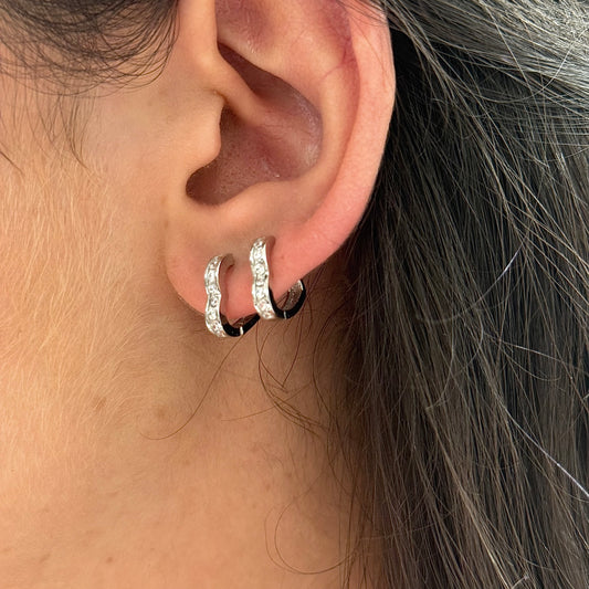 Heart Shaped Hoops