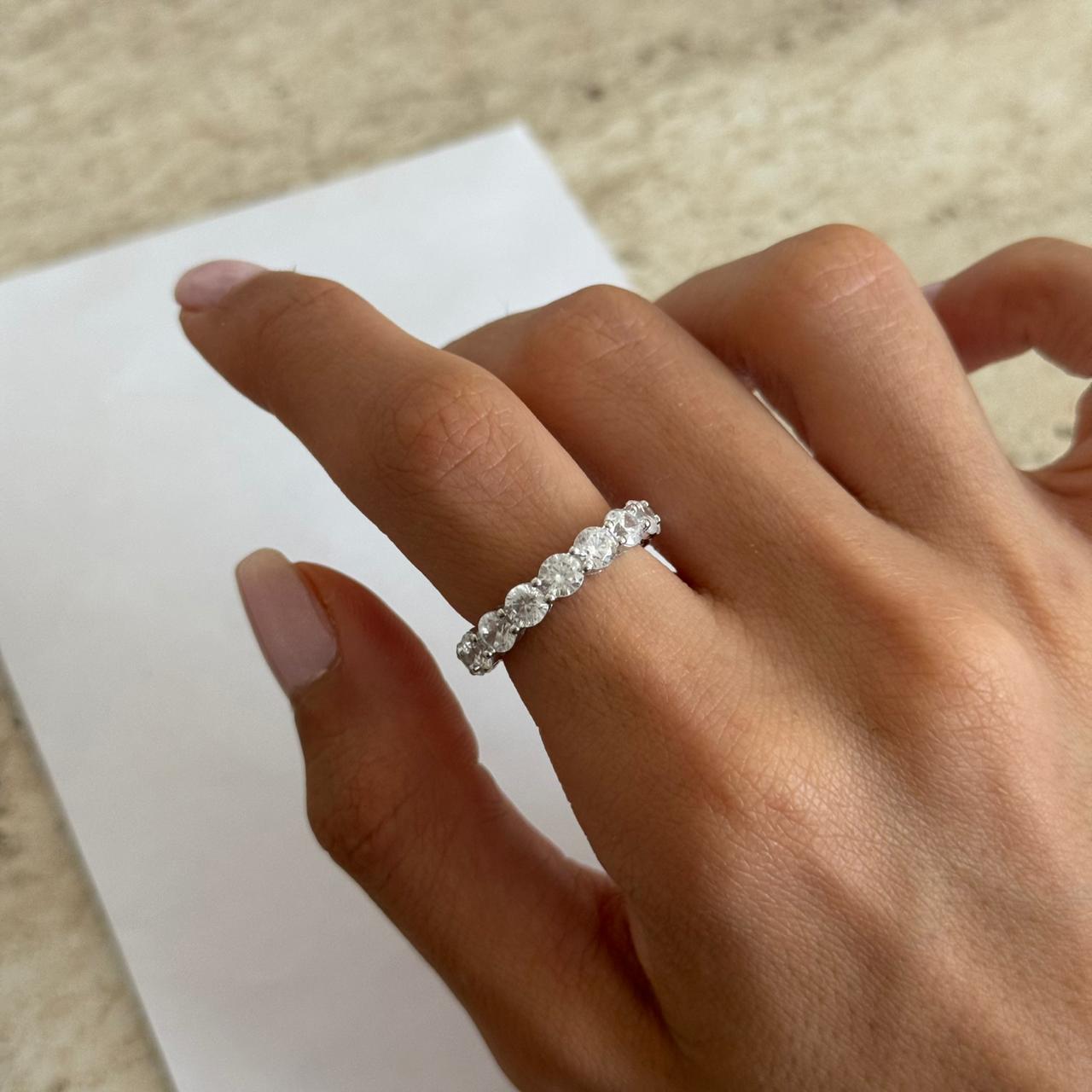 Bulky Eternity Band Ring