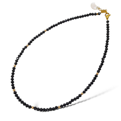 Onyx Black Crystal Chocker